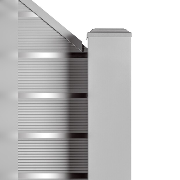 Abschluss-Set 45° System PURA (links)