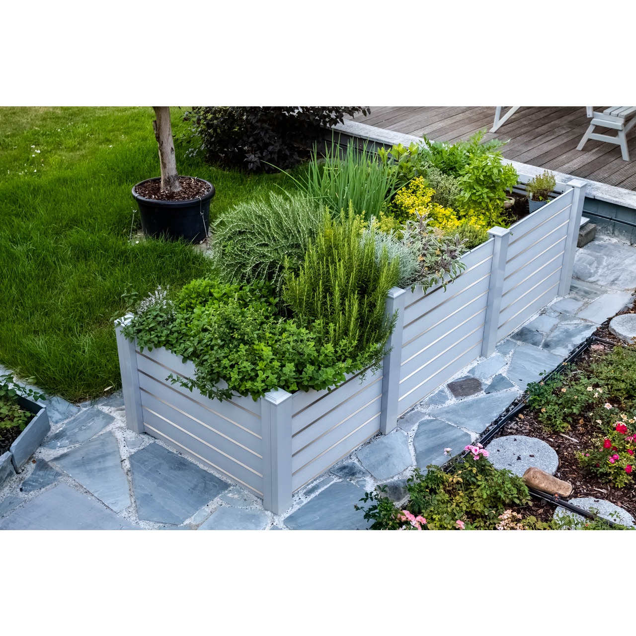 Hochbeet Alu System PURA (Aluminium)