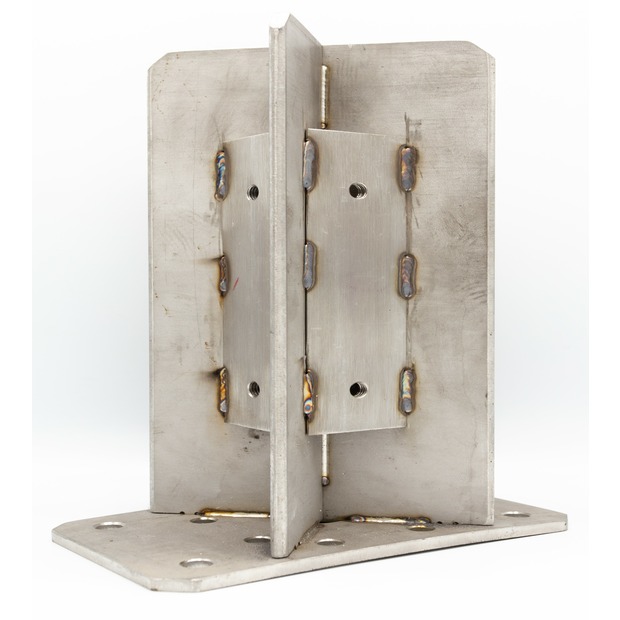 Sockelfuß aus Edelstahl